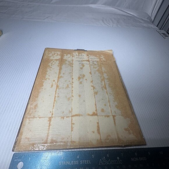 Strawberry Watercolor Painting Mark Clayton Framed And Matted Vintage 1982 - Picture 3 of 3